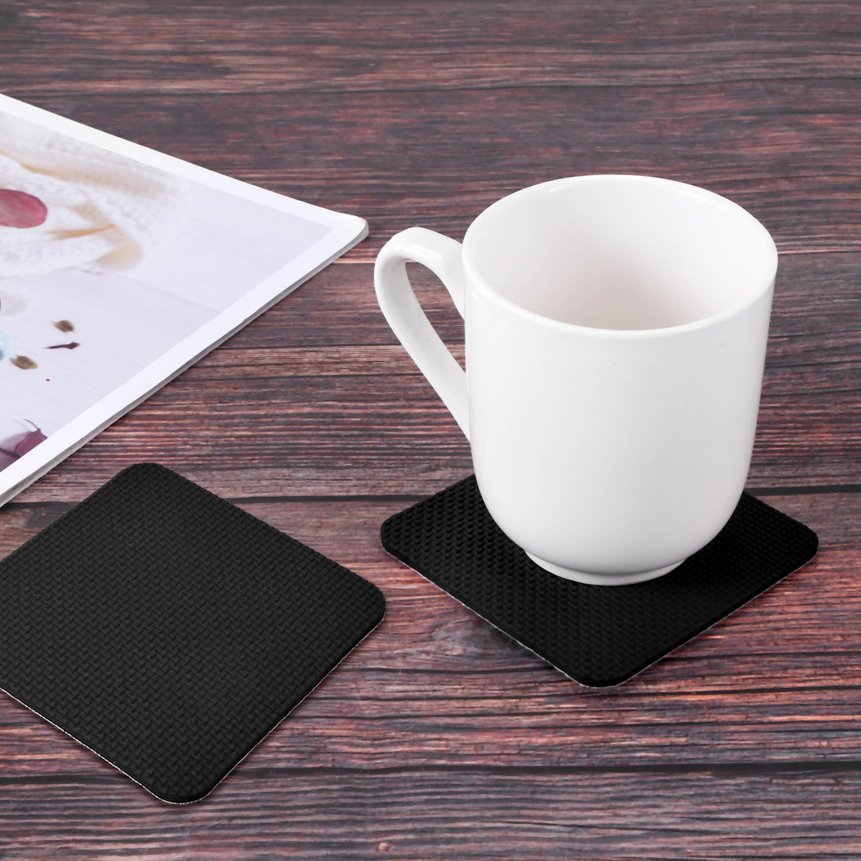 Coaster Sublimation Blank - 35 Pieces Square Sublimation Coaster Sublimation