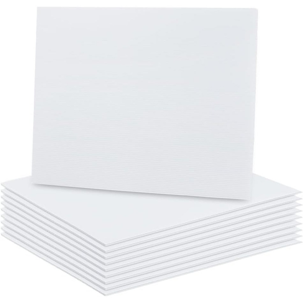 10 Sheets White Corrugated Pla - Yard Sign Blank review and price