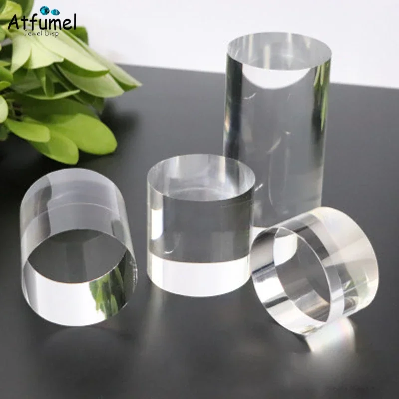 Acrylic Cylinder Ring Jewelry  - Photo Acrylic Block review and price