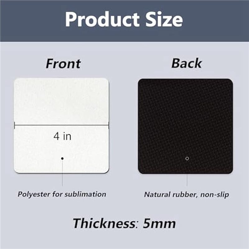 100Pcs Sublimation Blank Cup C - Coaster Sublimation Blank review and price
