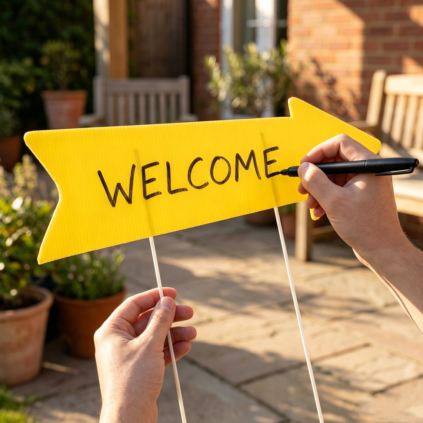 10Pcs Blank Arrow Yard Signs Y - Yard Sign Blank review and price