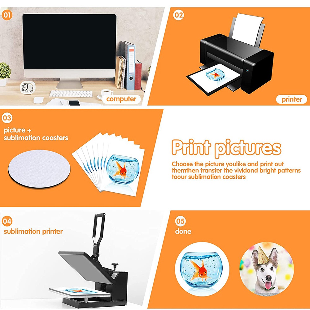 WSFS! Round Sublimation Blank  - Coaster Sublimation Blank review and price